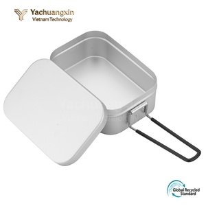 Lonchera Plegable Portátil de Aleación de Aluminio Estilo Japonés para Campamento al Aire Libre con Alivio de Presión de Emergencia - Product Image 6