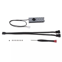 NVME NGFF M.2 2280 Radiateur SSD Radiateur Tampon Thermique En Silicone avec 4Pin 12V Ventilateur PXPA