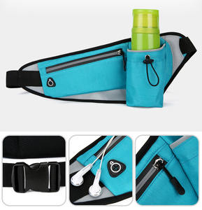 도매 스포츠 러닝 패니 팩 물 병 홀더 하이킹 걷기 조깅 러닝 가슴 가방 엉덩이 가방에 적합 - Product Image 6