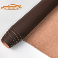 Cuir Nappa résistant à l'abrasion de 1,2 mm, cuir microfibre PU, cuir Nappa imperméable pour l'intérieur de la voiture, tissu pour la sellerie automobile, canapé