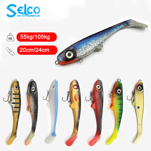 เหยื่อตกปลาปลอม Selco De Pesca แบบนิ่ม รูปทรง Shad ทำจาก TPE พลาสติกนิ่ม สำหรับตกปลา Pike - Kanal Gratis Deps 8 นิ้ว Swimbait สำหรับปลา Pike ขนาดใหญ่ - Product Image 6