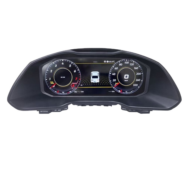 12.3'' LCD Digital Dashboard Display Cluster for Skoda Superb MK3 2014-2020 Years Auto Instrument Panel Virtual Tacho Cockpit