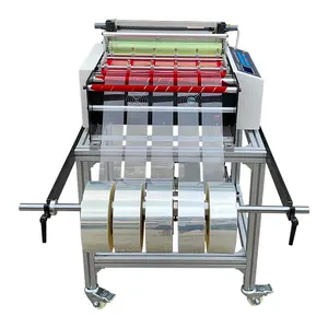 pet pvc and oca film cutting machine/ roll cloth and roll paper cuter/double-sided tapeand reflective film cutting machine