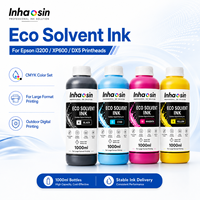 Encre éco-solvant pour tête d'impression Epson I1600 E1, 1L CMYK, haute résolution, pour impression publicitaire grand format