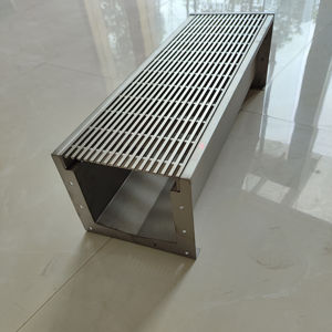 Drain linéaire en acier inoxydable |   Résistant au feu et à l'eau, anti-corrosion, durable |   Pour utilisation en atelier - Product Image 1