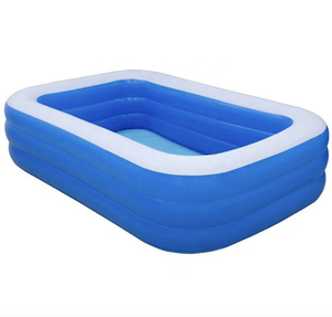 Piscina Gonfiabile Rettangolare per Esterni dal Design Semplice, Ecologica e Resistente, per Famiglie, Bambini e <span class=keywords><strong>Neonati</strong></span>, Piscina a Bolle in PVC - Product Image 3