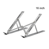JW8612 Support d'ordinateur portable en aluminium avec logo personnalisé Support pliable pour tablette et ordinateur portable de taille mini Support pour ordinateur portable