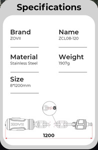 Suministro de fábrica 120dB Alarma de seguridad <span class=keywords><strong>antirrobo</strong></span> Cadena de acero inoxidable de seguridad pesada para motocicleta y <span class=keywords><strong>bicicleta</strong></span> - Product Image 6