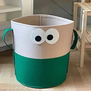 Felt <b>Storage</b> <b>Basket</b> Folded Closet <b>Storage</b> Bins Large Capacity Rectangular <b>Storage</b> Bin Hanger - Product Image 6