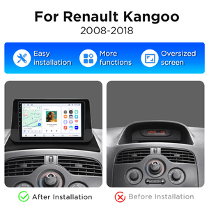Junsun 9 Inches Wireless Carplay Car Radio for Renault Kangoo 2008-2018 Car Bluetooth GPS Navigation Multimedia Player Radio - Product Image 2