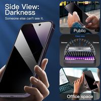 Protection d'écran incassable anti-espion pour iPhone 14 Pro, film en verre trempé, best-seller pour i18pro