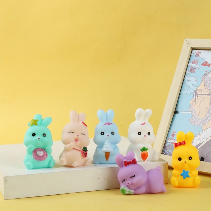 Conjunto combinado de conejo de 6 piezas.