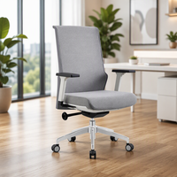 Chaise de bureau ergonomique pivotante moderne pour usage domestique et commercial