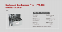 Freidora Industrial de Acero Inoxidable para Papas Fritas, Pollo, Estilo KFC, Freidora Eléctrica Comercial de Doble Tanque
