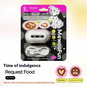 Collar luminoso para perros pequeños, cachorros, mascotas, con pantalla OLED, anillo fluorescente para caminar de noche, fácil de colgar, operado por <span class=keywords><strong>Android</strong></span> - Product Image 6