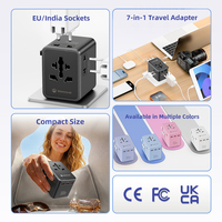 Chargeur rapide Wontravel 100W FCC CE Global 3 prises AC Adaptateur universel de voyage de haute qualité avec logo