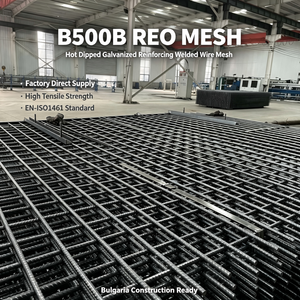 <span class=keywords><strong>Grillage</strong></span> soudé en acier REO B500B pour le renforcement des dalles en béton, destiné à la construction de fondations en Bulgarie - Product Image 3