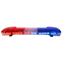 Barre lumineuse d'avertissement LED ambre pour véhicules d'ambulance et de pompiers, 12-24V DC, certifiée CE, garantie 1-2 ans