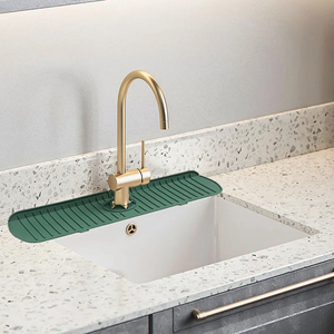 Tapis de protection en silicone écologique LM LM01 pour cuisine, évier, et comptoir – Égouttoir à savon et éponge, idéal pour la salle de bain - Product Image 4