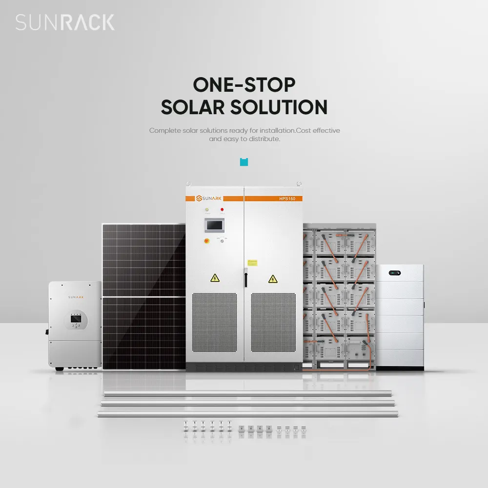 Estrutura de montagem do sunrack para garagem solar Sistema solar Garagem solar à prova d'água