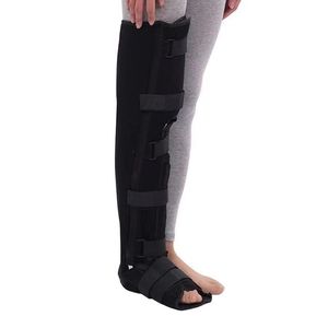 Attelle de fixation des membres inférieurs au-dessus de la cheville SMLXL noire, orthèse de soutien du genou pour la rééducation des fractures de la jambe et les soins postopératoires - Product Image 3