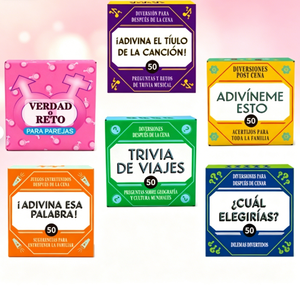 Juego <span class=keywords><strong>de</strong></span> Cartas Bilingüe Español-Inglés - Mazo Personalizado Premium para Reuniones Familiares y Entretenimiento Posterior a la Cena - Product Image 1