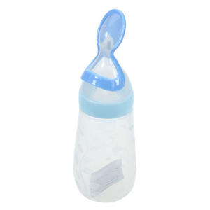 Bouteille Silicone à presser pour nouveau-né, 125ml, outil d'entraînement pour bébé, pour servir du riz, des <span class=keywords><strong>céréales</strong></span> - Product Image 5