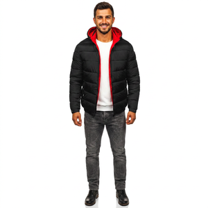 Blouson matelassé pour homme personnalisé avec logo, vente en gros, fabrication de haute qualité, en toile, séchage rapide, respirant, nouveau style, OEM, style urbain - Product Image 1