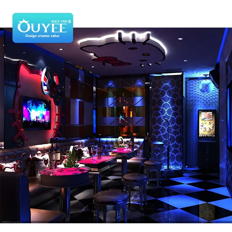 Guangdong Night Club luci per interni Shisha Bar decorazione Dancing Club comodo Night Club divano raccordo interior design bar Counter