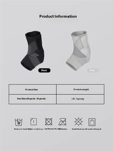 Support de cheville réglable, respirant et léger pour la prévention des entorses, la stabilisation latérale et la prévention des blessures d'éversion - Product Image 6