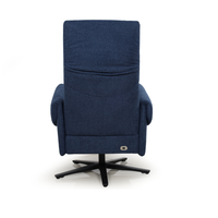Fauteuil inclinable électrique pivotant en tissu de lin, canapé simple avec poche latérale pour salon, chambre à coucher, meubles de maison