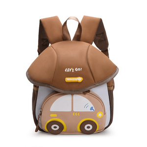 Zaino per <span class=keywords><strong>Asilo</strong></span> Nido a Forma di Auto Cartoon, Adatto per l'Educazione Precoce, per Bambini e Bambine, Zaino per Bambini Transfrontaliero - Product Image 3