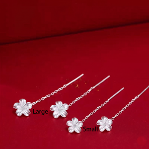 <span class=keywords><strong>Orecchini</strong></span> a Perno con Fiore di Gardenia in <span class=keywords><strong>Argento</strong></span> Puro S999, Realistici <span class=keywords><strong>Orecchini</strong></span> Floreali Bianchi Delicati per Donne, Regalo da Sposa, Vendita all'Ingrosso - Product Image 3