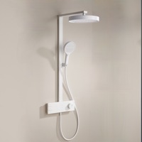 Ensemble de douche thermostatique de luxe avec pommeau de plafond et système de jets massants