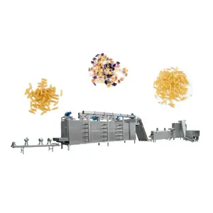 Reliable 100kg hr Automatic Pasta Macaroni Production Line with Excellent After-sales Support