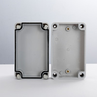 Boîtier en plastique ABS étanche boîtier d'instruments électroniques boîte de jonction électrique boîte de Rail Din 130*80*85mm