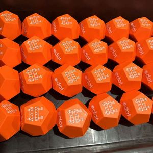 Promotional 12 Sided Custom Imprint Foam Dice Fitness Stress Toys Yoga <b>Exercise</b> Game Cube for Fun - Product Image 4