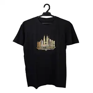 Premium Quality TPE Heat Transfer Printing Customized Tourism T-Shirt with Trendy 3D Prints Stylish Travel Look Hot Selling