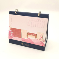 Calendrier mural de bureau personnalisé avec cadre photo, reliure spirale ou agrafée, impression quotidienne et mensuelle, en papier – Promotion