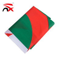 Drapeau national de l'Algérie 3 * 5FT Polyester Drapeau de bannière de pays algérien Prix d'usine en gros