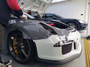 Cho Carrera 997 911 2005-2011 GT3 front bumper body Kit nâng cấp cho 997.<span class=keywords><strong>1</strong></span> và 997.2 mô hình PP chất liệu - Product Image 3