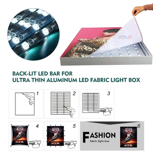 DC24V แถบไฟ LED อะลูมิเนียม3030แรงดันคงที่ RGB + CT(3000-6500K) พร้อมรีโมทคอนโทรล24เลนส์สำหรับ Lightbox - Product Image 5