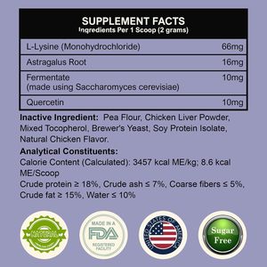 Poudre de <span class=keywords><strong>L</strong></span>-<span class=keywords><strong>Lysine</strong></span> Personnalisée pour Chats – Soutien Immunitaire, Supplément d'Acides Aminés Félin, Favorise la Santé Respiratoire – OEM Transfrontalier - Product Image 5