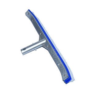 Cepillo de pared trasera para piscina de 18 ", herramientas de alta eficiencia de limpieza, mango de aluminio para <span class=keywords><strong>piscinas</strong></span> de <span class=keywords><strong>aguas</strong></span> <span class=keywords><strong>termales</strong></span> de Spa y estanque - Product Image 4