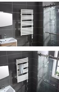 Porte-serviettes chauffant à eau intelligent de couleur blanche chauffe-serviettes de <span class=keywords><strong>radiateur</strong></span> de salle de bain - Product Image 5