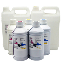 CNC DTG Berkualitas Tinggi Berbasis Air untuk DX5 XP600 TX800 Pencetakan Digital CMYK Putih Pretreatment untuk Kaos Katun 12
