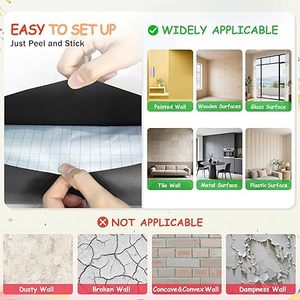 <span class=keywords><strong>Pizarra</strong></span> Magnética <span class=keywords><strong>Autoadhesiva</strong></span> Borrable en Húmedo, <span class=keywords><strong>Pizarra</strong></span> Magnética Suave en Forma de Arco para Niños, Categoría de Producto <span class=keywords><strong>Pizarra</strong></span> - Product Image 3
