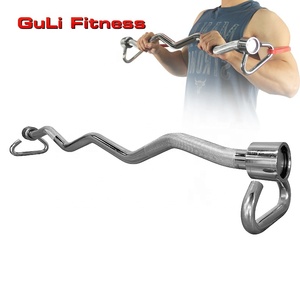 Barre de musculation multifonctionnelle X-3 EZ Curl avec bandes de résistance pour la musculation, le yoga, la musculation, le Pilates et le CrossFit - Product Image 2