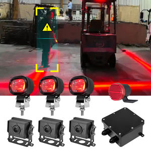 OSHA IP67 Detección de punto ciego AI Cámara sistemas para evitar colisiones zona roja luz de advertencia de seguridad carretilla elevadora sistema de seguridad - Product Image 1