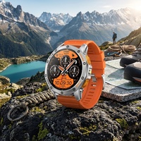 Reloj Inteligente Android con GPS K67, Brújula, Altímetro, Barómetro, Respuesta a Llamadas, Esferas Personalizadas, Pantalla Táctil AMOLED, Batería de 5-10 Días